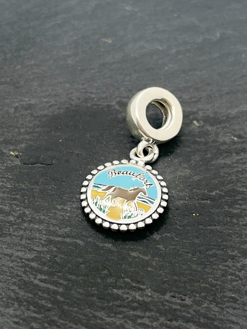 Pandora Beaufort Wild Horse Dangle Charm Sterling Silver Jewelry